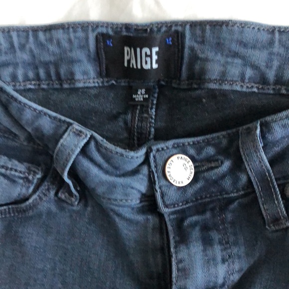 Paige Dark Wash Skinny Jeans (Black Tag) - Picture 6 of 6